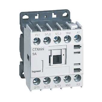 Mini-contacteur de puissance CTX³ 3P 9A+contact auxiliaire-1NO - 230V~|Legrand-LEG417026