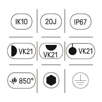 Fila 2 70 GRD 4 modules LLC1300 3000K - 1250 mm|Securlite-LON73427300