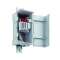 Boîter CPLUM Goulotte + 1 CC 10x38 Uni+N bornier 2x4x16 mm² - Gris