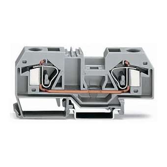 Borne de passage 2C / 16 mm² / CFMC / Gris|Wago contact-WAG283-901