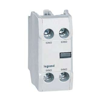 Blocs de contacts auxiliaires contacteurs CTX³ montage frontal 2 contacts NO|Legrand-LEG416851