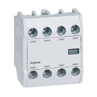 Blocs de contacts auxiliaires pour contacteurs CTX³ - montage frontal - 4NO|Legrand-LEG416853