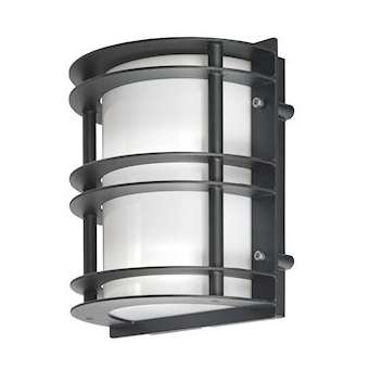 STOCKHOLM noir 8W LED mod. 978lm 3000K classe I IP54|Norlys-NOS1600SV