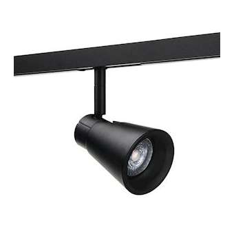 ZIP ZOOM spot sur rail 1 allumage noir GU10 6W 2700K classe II IP20|Sg lighting-NOL003152