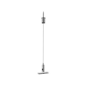 GRAZIA 20, suspension rigide pour profil en saillie, 2 m, inox, 2 pièces|SLV-DC51000535
