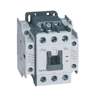 Contacteur de puissance CTX³ 40 - 3P - 32A - bornes à vis - 2NO+2NF - 24V~|Legrand-LEG416120