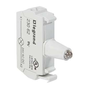 Osmoz bloc - tête lum - à ressort - 12/24V~/ - vert|Legrand-LEG023062