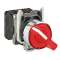Harmony XB4 - bouton à manette lum - D22 - 3 pos fix - rouge - 1O+1F - 230V|Schneider Electric-SCHXB4BK134M5