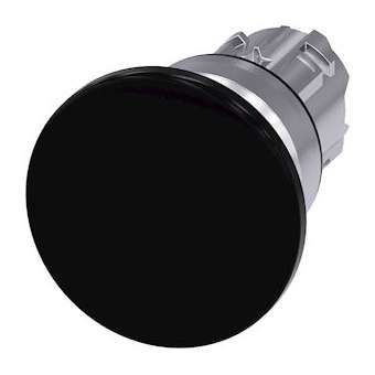 BOUTON-POUS. CP. DE POING, 40MM, NOIR|Siemens Industries et Infrastructures-SIE3SU1050-1BD10-0AA0