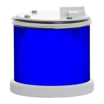 TWS LED: élément lumineux bleu - lumière fixe - lentille opaque - V24ACDC|Sirena-ENA32201