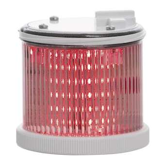 TWS LED: élément extra lumineux rouge - fixe/flash - lentille transparente|Sirena-ENA33123