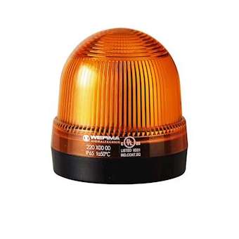 Feu flash xénon - Série 222 - 24VDC - Orange - Montage à plat|-WRM22230055