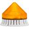Acoustique orange fixe/clignotant son continu/pulsé 74db IP30 diam 120mm|Sirena-ENA38762