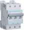 Disjoncteur 3P 6-10kA courbe D - 40A 3 modules|Hager-HAGNGT340