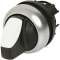 Commutateur rotatif, manette, 2 positions, noir, à rappel|Eaton industries-EONM22-WK