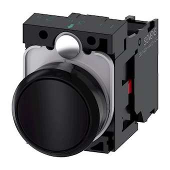 BOUTON-POUSSOIR, NOIR|Siemens Industries et Infrastructures-SIE3SU1100-0AB10-1CA0