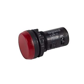 Voyant monobloc avec LED intégrée IP69 Osmoz complet - rouge - 230V~|Legrand-LEG024611