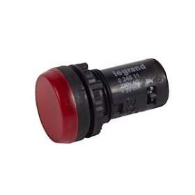 Voyant monobloc avec LED intégrée IP69 Osmoz complet - rouge - 230V~|Legrand-LEG024611