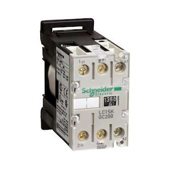 TeSys LC1SK - contacteur - 2P - AC-3 400V 5A - bobine 230Vca|Schneider Electric-SCHLC1SKGC200P7