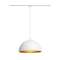 FORCHINI M 40 TRACK, suspension, 40cm, ronde, blanc/or, E27, adapt 1 all. inclus|SLV-DC5143931