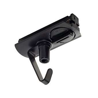 Adaptateur pour suspension 1 allumage 230V, noir, électrique, crochets inclus|SLV-DC5143170