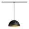 FORCHINI M 40 TRACK, suspension, 40cm, rond, noir/ or, E27, adapt 1 all. Inclus|SLV-DC5143932
