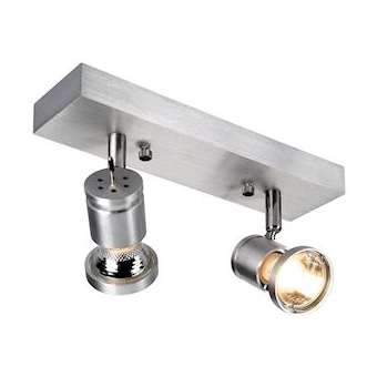 SOUVEREEN II QPAR51, applique et plafonnier, alu brossé, GU10, max 75|SLV-DC51000266