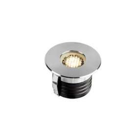 ZEPH 1 SLIM - 24 rond inox non percée 3000K 165lm 2W 30DEG|Europole-POL56042