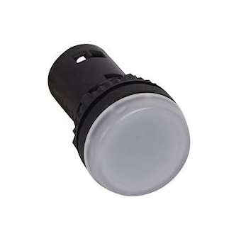Voyant monobloc avec LED intégrée IP69 Osmoz complet - blanc - 24V~ ou 24V|Legrand-LEG024600