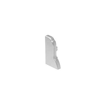 GLENOS embouts, pour GLENOS Plinthe, alu anodisé, 2 pces|SLV-DC5214064