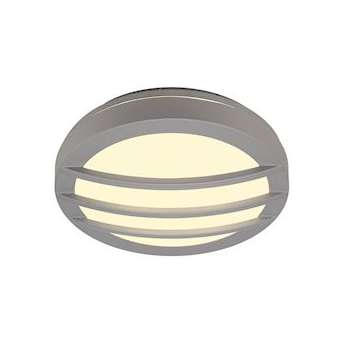 DRAGAN GRID applique, ronde, gris argent, G24, 2x26W|SLV-DC5232504