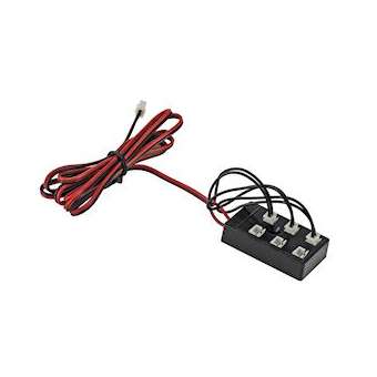 Fiche de connexion, intérieur, 6 sorties, noir, 350mA max|SLV-DC5111860