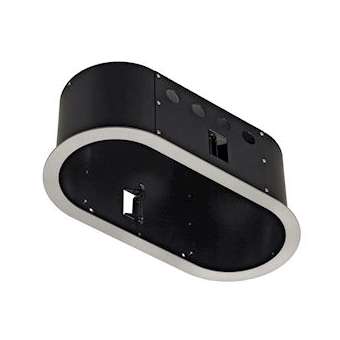 AIXLIGHT PRO 2, FLAT ROND AVEC COLLERETTE, cadre d'installation, gris a|SLV-DC5115614