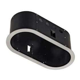 AIXLIGHT PRO 2, FLAT ROND AVEC COLLERETTE, cadre d'installation, gris a|SLV-DC5115614