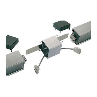 Q-LINE WALL, connecteur droit, alu naturel|SLV-DC5155052