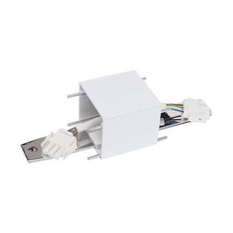 Q-LINE WALL, connecteur droit, blanc/chrome|SLV-DC5155051