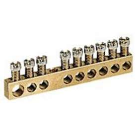 Bornier de répartition nu à visser - 1 connexion 6mm² à 25mm² - longueur 45mm|Legrand-LEG004801
