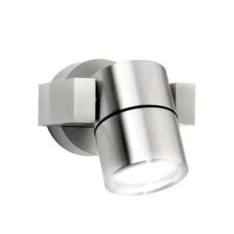 WallE - Applique orient. INOX 316 IP54 GU10 35W max|Aurora-ABIENWAL541AN