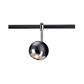 LIGHT EYE 150 TRACK, EASYTEC II, chrome/noir, max. 75W|SLV-DC5185580