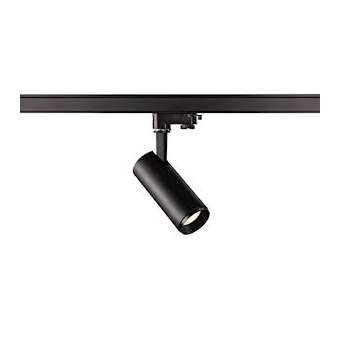 NUMINOS S, spot pr rail 3 allumages, 60DEG, noir, LED, 11W, 4000K, variable|SLV-DC51004092