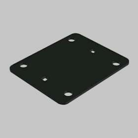 Plaque de montage pour 2 rails (simple ou double) pour montage sur|Sonlux-OUX95-0059-0022