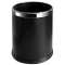 CORBEILLE ronde 10L noire double paroi