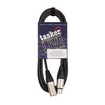 01060, Câble de signal DMX symétrique TASKER noir, XLR Neutrik NC3FXX / NC3MXX|Sonoprof-ONF00014955