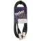 01060, Câble de signal DMX symétrique TASKER noir, XLR Neutrik NC3FXX / NC3MXX