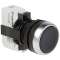 Bouton non lumineux à impulsion affleurant IP69 Osmoz complet - noir