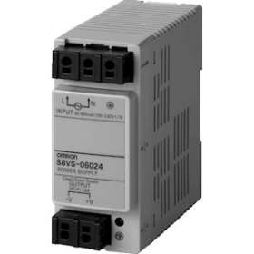 Alimentations s8vs, 24vc.c./2,5a, 60w, rail din, primaire 100-240vc.a., boîtier|Omron electronics-OMRS8VS-06024-F