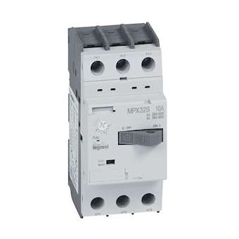 Disjoncteur moteur magnétothermique MPX³32S - réglage 6A à 10A Icu 50kA en 415V|Legrand-LEG417310