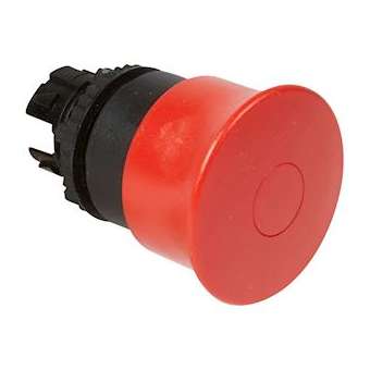 Coup de poing D40 pousser-tirer coupure d'urgence IP69 Osmoz composable - rouge|Legrand-LEG023872