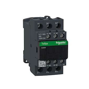 TeSys LC1D - contacteur - 3P - AC-3 440V - 25A - bobine 125Vcc|Schneider Electric-SCHLC1D25GD