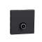 Unica - prise télévision - TV mâle - individuel - 2 mod - Anthracite - méca seul|Schneider Electric-SCHNU346254